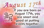 August 17 Famous Birthdays - Sunsigns. Org