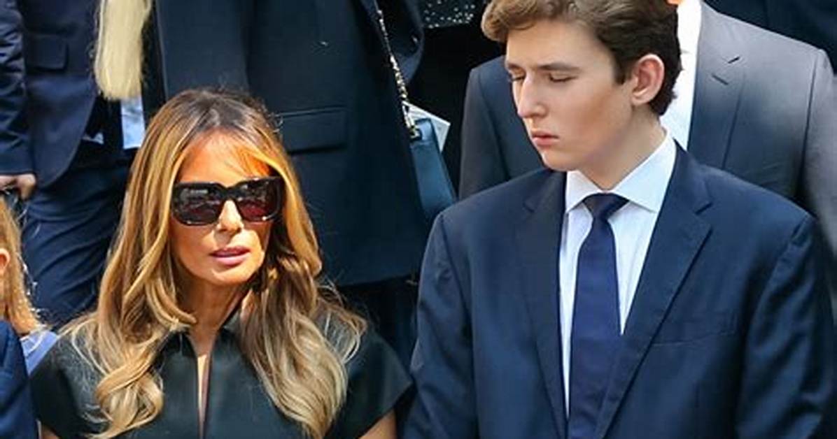 Barron Trump's Moving Tribute to Mother Ivana at Her Funeral