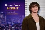 Discovering the Height of Benson Boone: How Tall Is He?