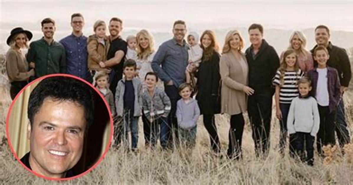 Does Donny Osmond Have Any Kids? Family History