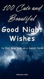 Exquisite Good Night Images to End Your Day Tranquilly