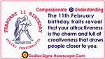 February 11 Zodiac Horoscope Birthday Personality