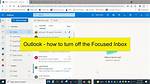 How to Turn off Focused Inbox in Microsoft Outlook