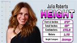 Julia Roberts Height How Tall Is Iconic
