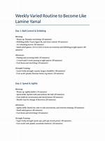 Lamine Yamal’s Training Schedule: a Path to Greatness
