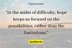 Quotes to Ignite Hope and Inspiration