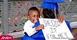 Single Mom from Nashville Shares Inspiring Graduation Photo with Her Son Holding