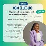 The Comprehensive Guide to Oluebube Obio's Age