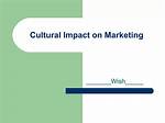 Uncovering Cultural Impact and Marketing
