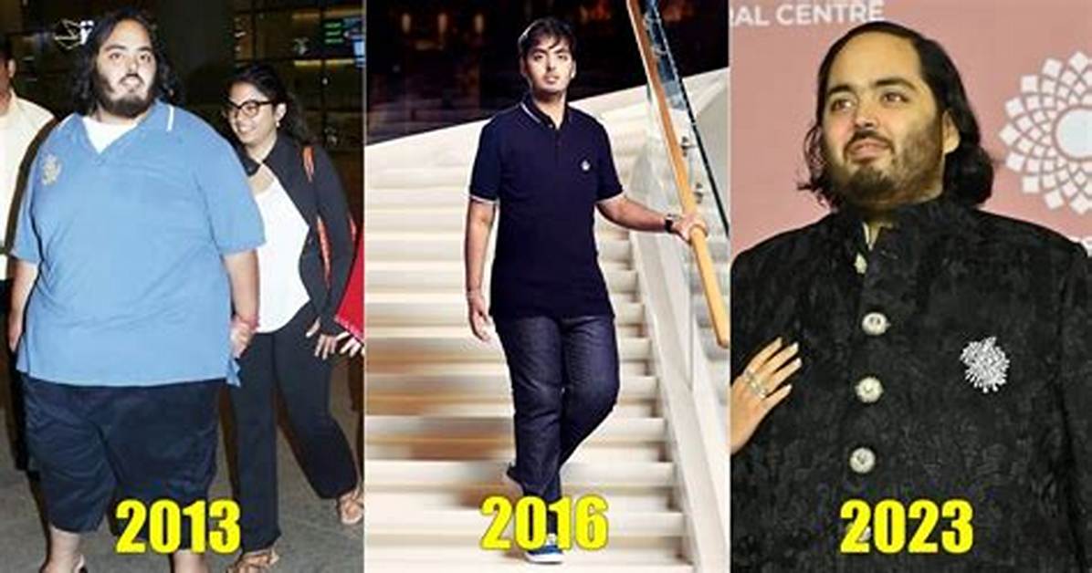 Unveiling Anant Ambani's Health Journey: a Tale of Transformation