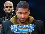 Usher Shows off Face After Chris Brown Fight, No Visible Injuries