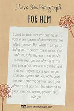 Watch Him Say 'I Love You' ·