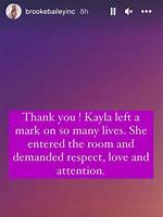 Who Was Kayla Bailey Father Husband Brooke